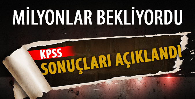 KPSS Sonuçları açıklandı