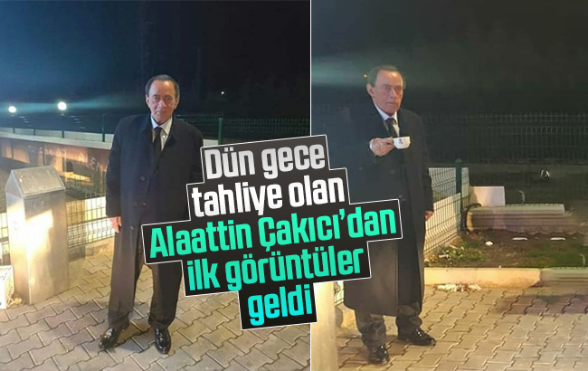 Tahliye olan Çakıcı’dan cezaevi dışında görüntüler