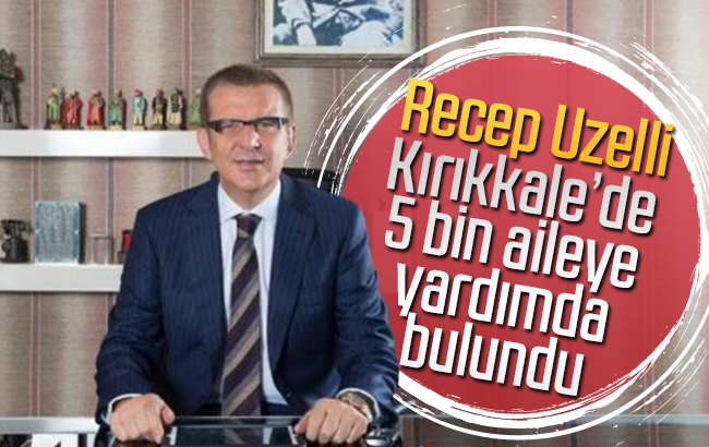 Uzelli'den Kırıkkale'de 5 bin aileye yardım