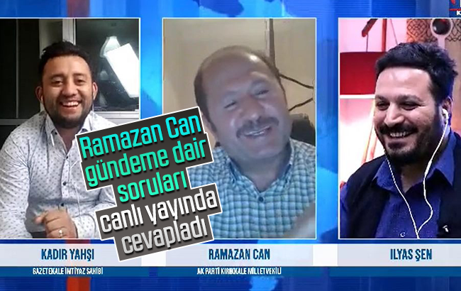 Can, canlı yayında gündeme dair soruları cevapladı