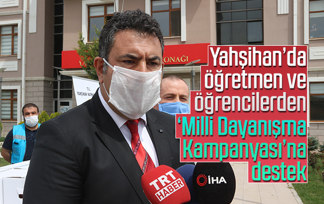 Yahşihan'da 'Milli Dayanışma Kampanyası'na destek