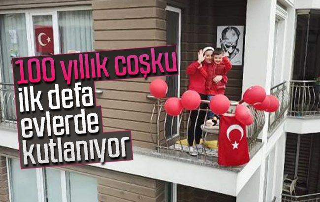 100 yıllık coşku ilk defa evlerde kutlanıyor