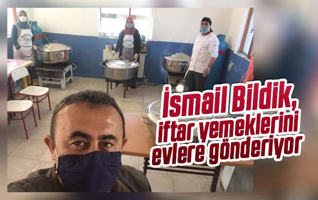 Bildik, iftar yemeklerini evlere gönderiyor