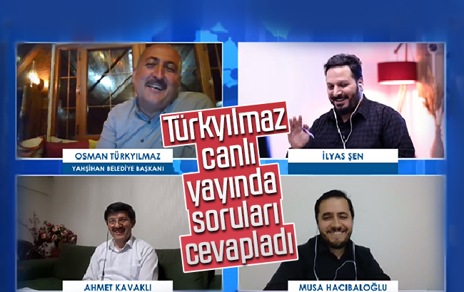 Türkyılmaz, canlı yayında soruları cevapladı