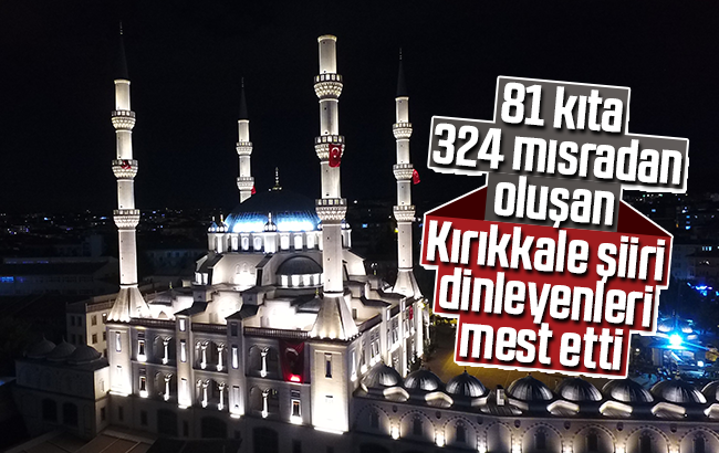 81 kıta, 324 mısralık Kırıkkale şiiri