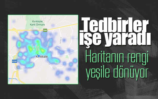 Tedbirler salgın yayılımının düşmesini sağladı: Risk haritası yeşile dönüyor