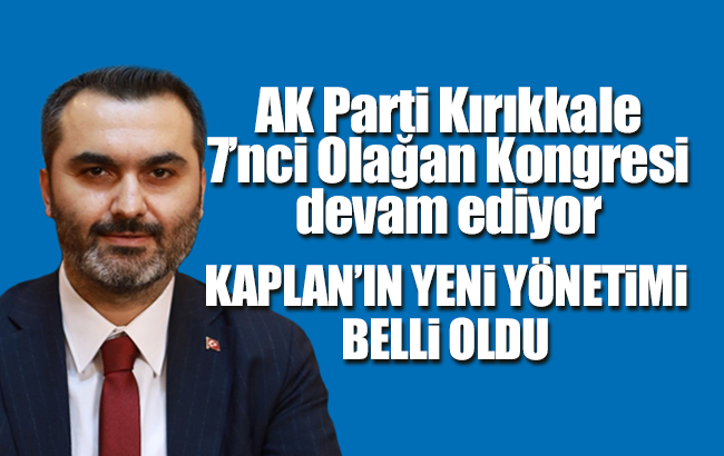 AK Parti’de yeni yönetim belli oldu