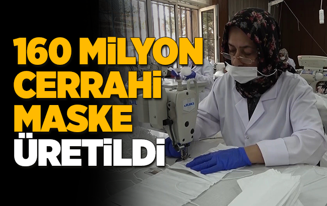 Kırıkkale’de 160 milyon cerrahi maske üretildi