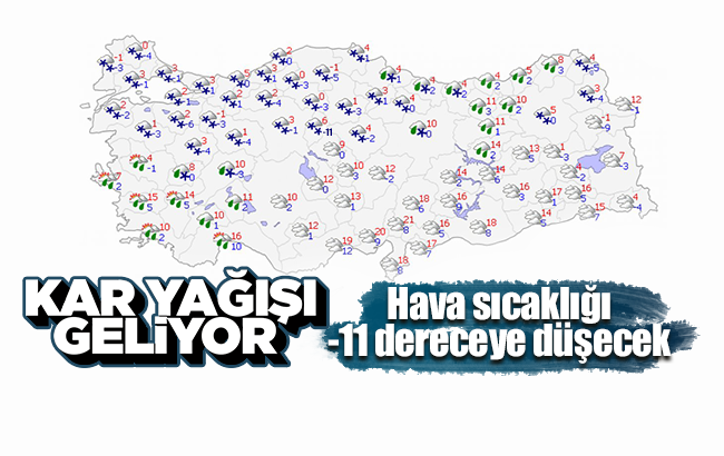 Meteoroloji uyardı: “Dondurucu soğuklar geliyor!”