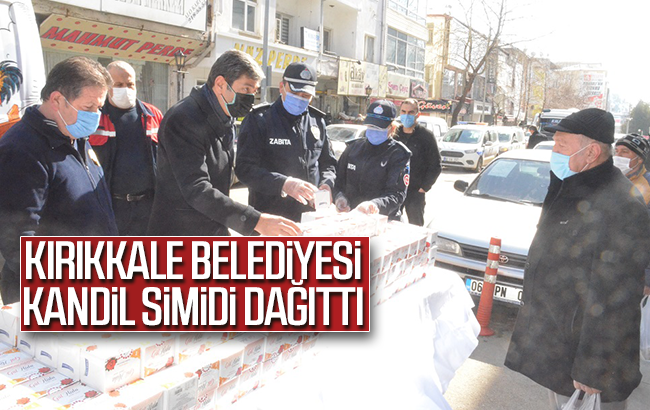 Kırıkkale Belediyesinden kandil simidi ikramı