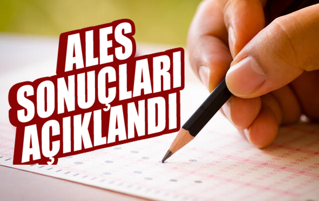 ALES sonuçları açıklandı!