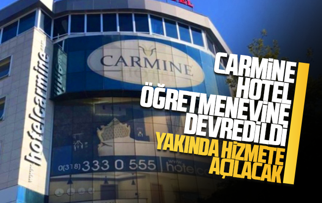 Carmine Hotel, Öğretmenevi oluyor