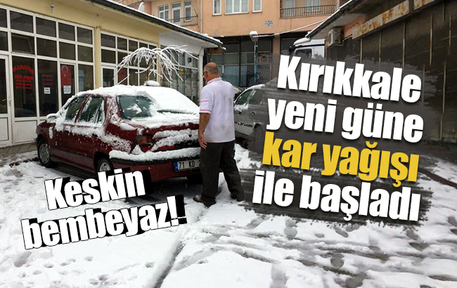 Sürpriz kar yağışı