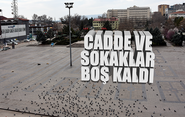 Kırıkkale'de sokaklar boş kaldı