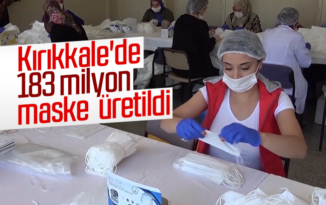 Milli Eğitim Bakanı Selçuk: 'Kırıkkale’de 183 milyon maske üretildi'