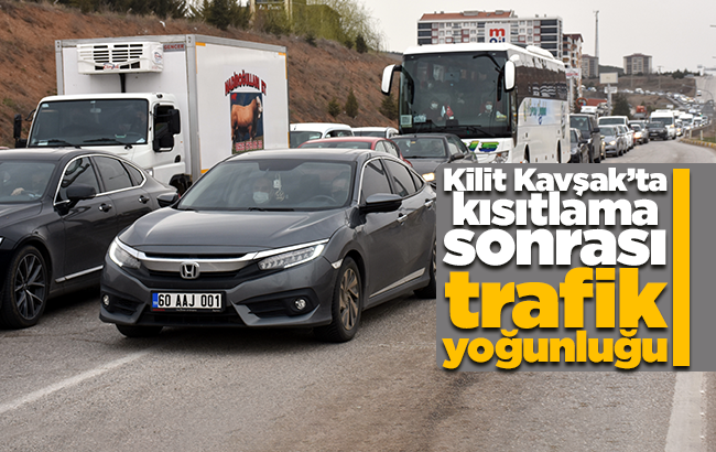 "Kilit kavşak" Kırıkkale'de trafik yoğunluğu