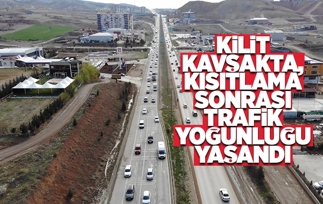 43 ilin geçiş güzergahında kısıtlama sonrası trafik yoğunluğu