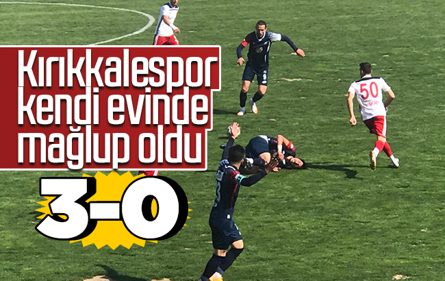 Kırıkkalespor, kendi evinde kaybetti