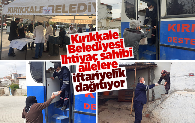 Kırıkkale Belediyesi’nden iftar dayanışması