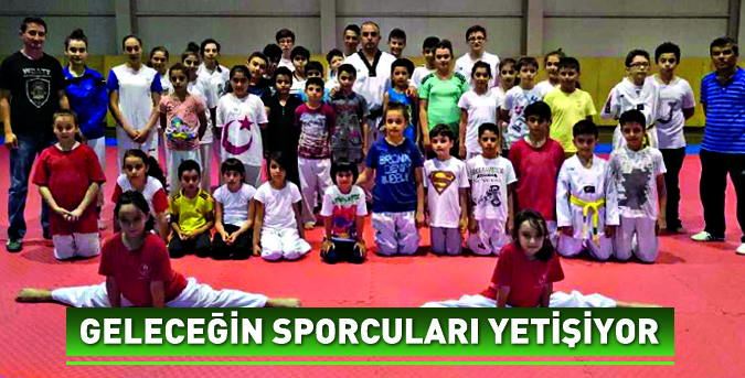 Geleceğin sporcuları yetişiyor