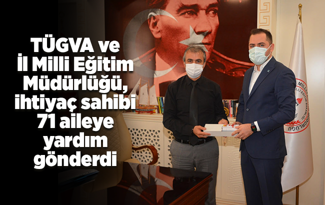 TÜGVA, ihtiyaç sahiplerine yardım ulaştırıyor