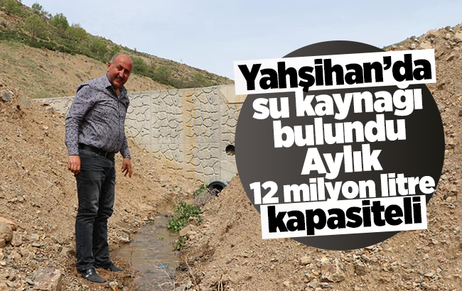 Aylık 12 milyon litre kapasiteli doğal kaynak suyu bulundu: 518 bin liralık ekonomik kazanç sağlanacak