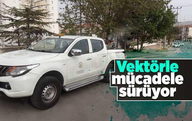 Kırıkkale’de vektörle mücadele sürüyor