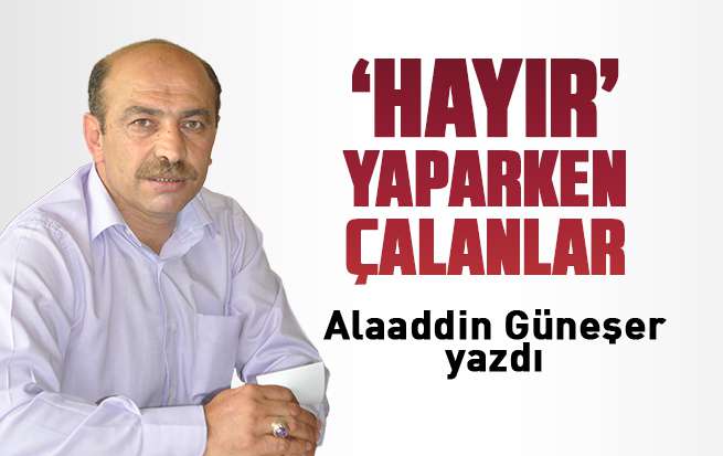 Hayır yaparken çalanlar!