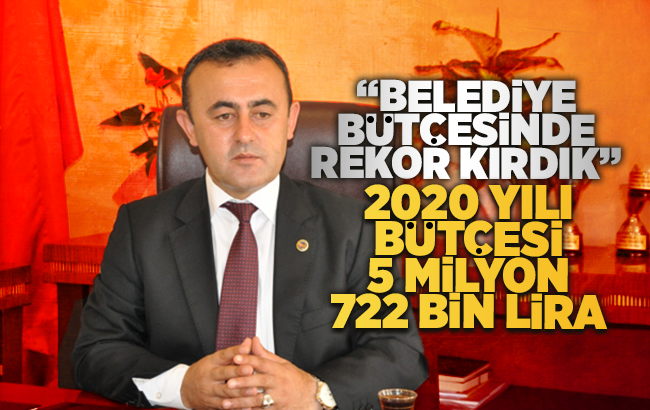 Bildik; “Belediye bütçesinde rekor kırdık”