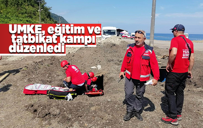 UMKE, eğitim ve tatbikat kampı düzenledi