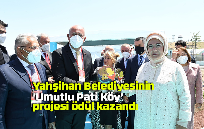 Yahşihan Belediyesinin ’Umutlu Pati Köy’ projesi ödül kazandı