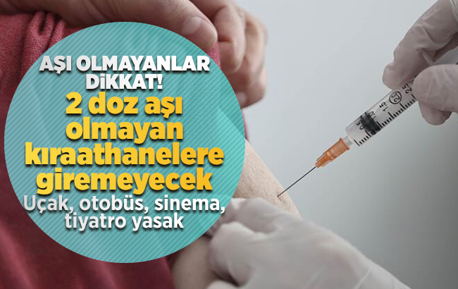 Aşı olmayan vatandaşlara kısıtlamalar getirilecek