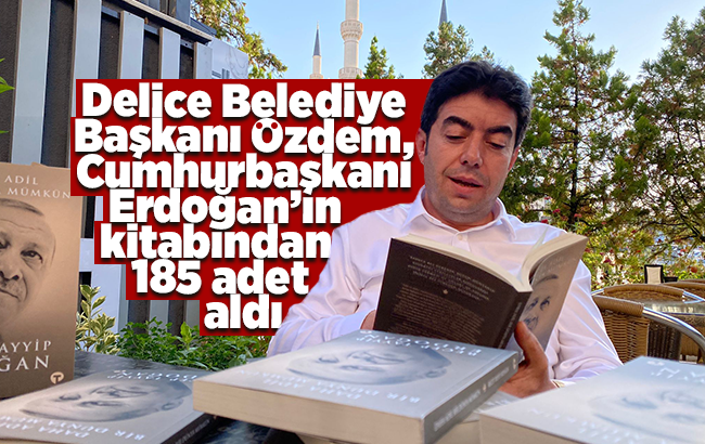 Delice Başkanı Özdem, yüzde 85 oya 185 kitap dağıttı