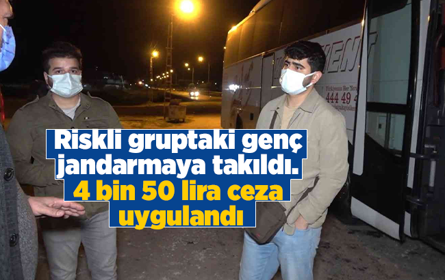 Kilometrelerce yol aldı, Kırıkkale’de jandarmaya takıldı: Riskli gruptaki gence 4 bin 50 lira ceza