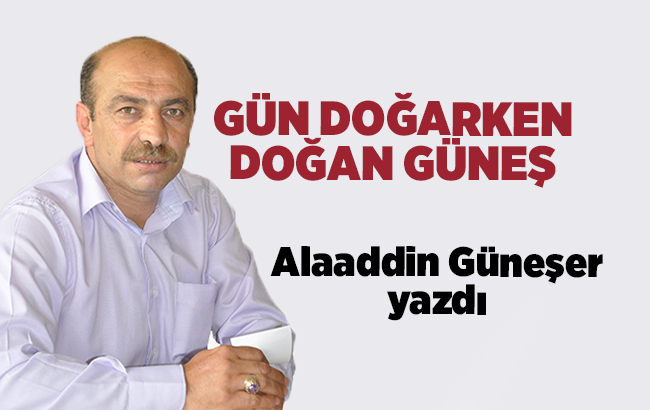 Gün doğarken doğan güneş