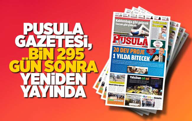 Pusula Gazetesi, bin 295 gün sonra yeniden yayında