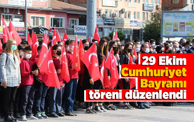 Kırıkkale’de, 29 Ekim Cumhuriyet Bayramı töreni yapıldı