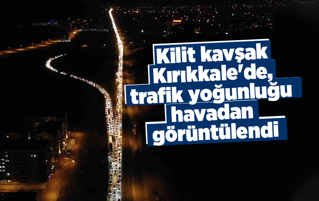 43 ilin geçiş güzergâhında trafik yoğunluğu