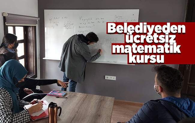 Kırıkkale Belediyesi’nden matematik kursu