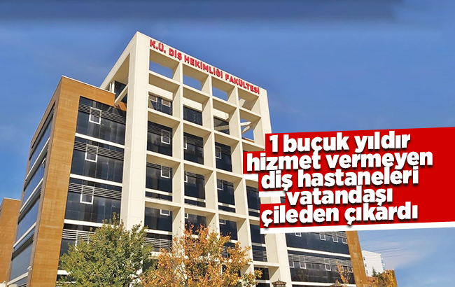 1 buçuk yıldır hizmet vermeyen diş hastaneleri vatandaşı çileden çıkardı