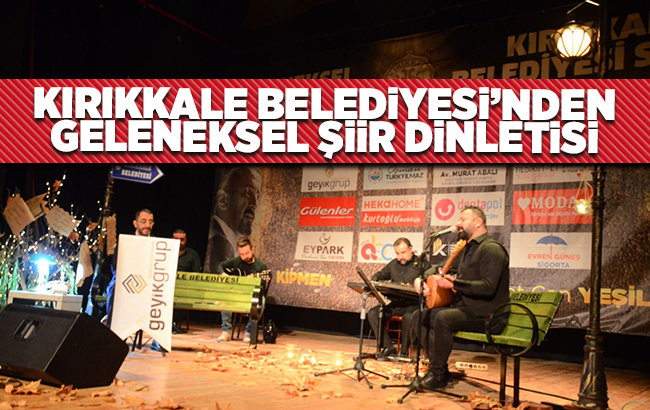 Kırıkkale Belediyesi’nden şiir dinletisi