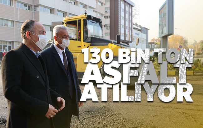 Kırıkkale Geneli 130 Bin Ton Asfalt Atılıyor