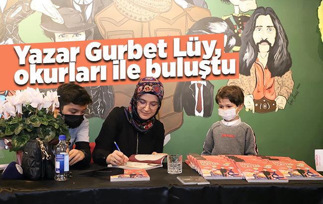 Yazar Gurbet Lüy, okurları ile buluştu