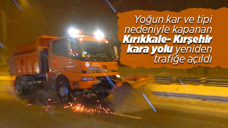 Kırıkkale-Kırşehir kara yolu ulaşıma açıldı